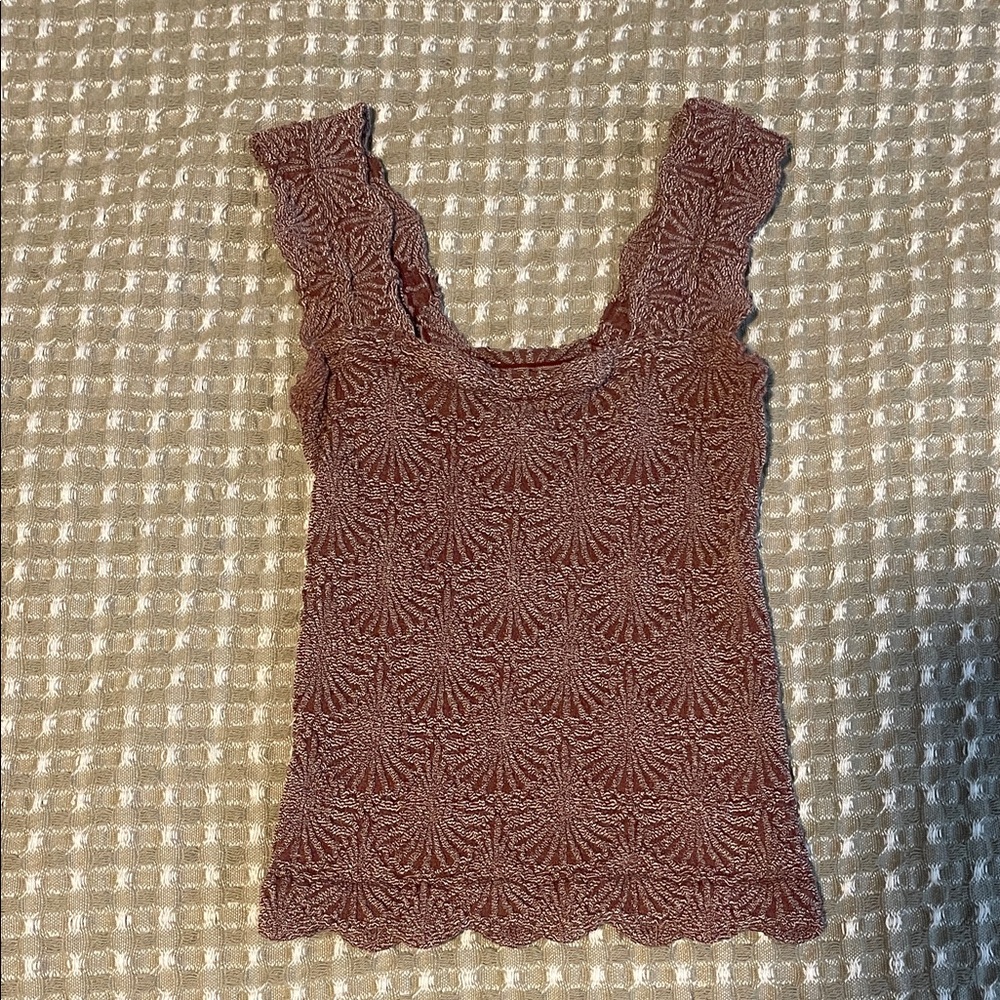Free People Sleeveless Tank Top - Mauve